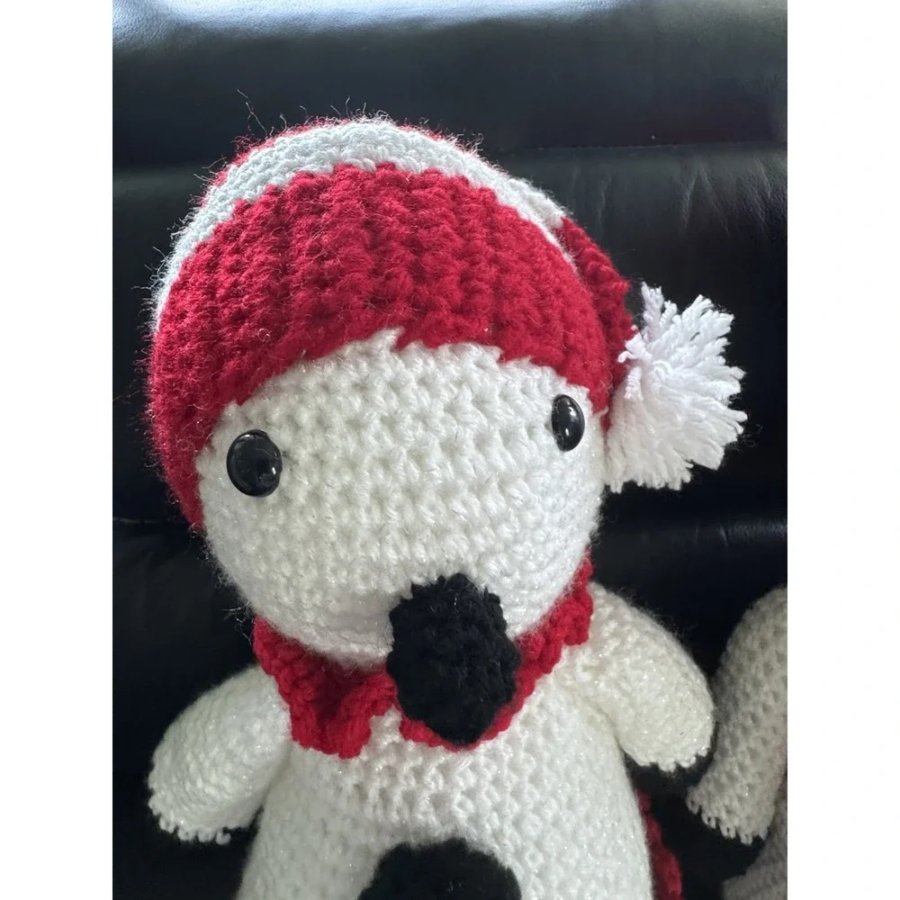 Crochet Snowman Pair Amigurumi Handmade Christmas Decor Winter Holiday Gift 21